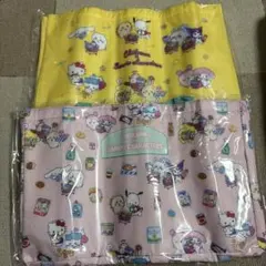 ちいかわ サンリオ レジかごバック ピンク イエロー 保冷バッグ ②