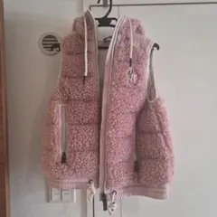 極美品モンクレールMonclerグルノーブルダウンベスト　ピンク