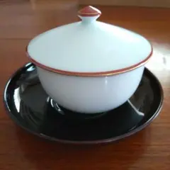 ◆新品未使用たち吉◆ 瑞鶴 お茶呑茶碗５客セット 木箱付き