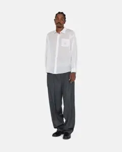 STUSSY STRIPED VOLUME PLEATED TROUSERのサムネイル