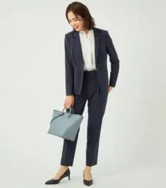 グリーンレーベル カチリラ テーラードジャケット テーパードパンツ セットアップ