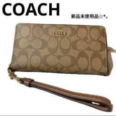 COACH 未使用　長財布 2025年最新】コーチ 長財布 新品 未使用の人気アイテム - メルカリ
