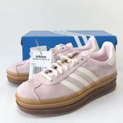 新品アディダス ガゼルボールド 23.5cm adidas スニーカー ピンク