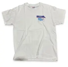 【タイムセール】USA製Hanes 企業物 Tシャツ 白 L ガネット新聞