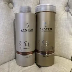 最安値❕システムカラーセーブ シャンプー1L＆トリートメント1L 業務用