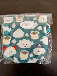 フェイラー　テンシンタベチャイナ！巾着【WEB限定】グリーン