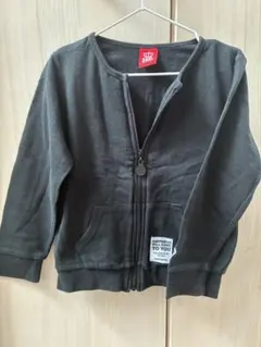 BABYDOLL ブラック　ジップアップスウェット110