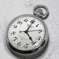稼働品】国鉄 SEIKO懐中時計 昭和47 東北鉄 490 刻印あり - メルカリ