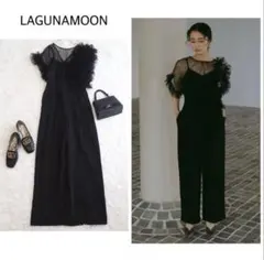 美品✨ ラグナムーン オールインワン チュール ドッキング コンビネゾン フリル