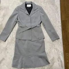 レディース　フォーマルスーツ　ウエストリボン付き　スカート2枚セット　11号