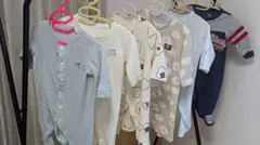 【ミッキー・ユニクロ入】ベビー服 6点まとめ売り（60-70サイズ）男の子