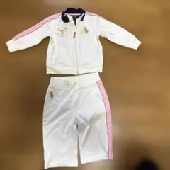 【上品で可愛い】ラルフローレン ベビー セットアップ（80cm相当）