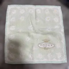 TOCCA 花柄刺繍ハンドタオル