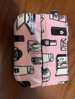 マリークワント コスメ柄ポケットティッシュケース/小物入れ