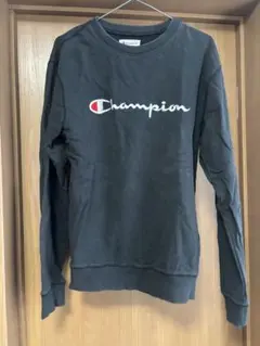 Champion クルーネック スウェット ブラック Lサイズのサムネイル