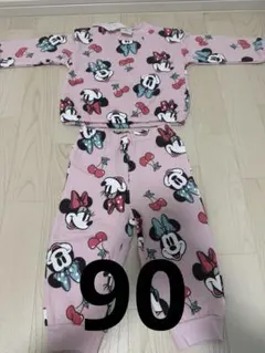 ミニー　パジャマ　ミニーちゃん　ピンク　長袖　長ズボン　90 女の子