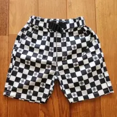 チェック柄ハーフパンツ　110