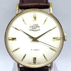【1950s】ENICAR OH済 ヴィンテージ腕時計 1950s】ENICAR OH済 ヴィンテージ腕時計 - メルカリ