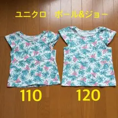【110.120/2枚】ユニクロ PAUL & JOE Tシャツのサムネイル