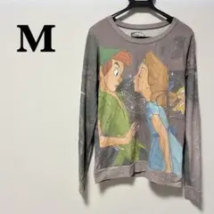 【Mサイズ】Disney ピーターパン スウェット レディース　長袖トップス