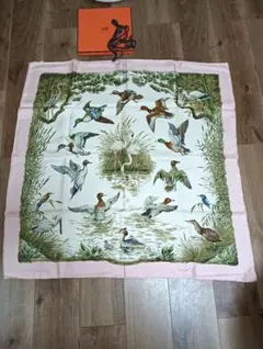 HERMES*エルメス ランチョンマット4枚セット 希少 鳥 ボタニカル