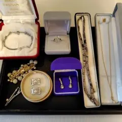 ド*ム様 122【遺品整理・生前整理】シルバー刻印あり　刻印有り指輪　ネックレス