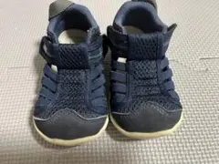 ヨシコ様専用IFME播州織チェック柄ウォーターシューズサンダルネイビー14センチ