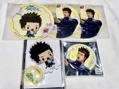 銀魂　3年Z組銀八先生 アニメイトカフェ　缶バッジ＆アクキー＆特典コースター