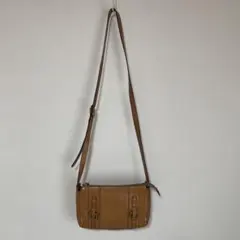 ダコタ ショルダーバック ハンドバッグ ブラウン 茶色 レザー 本革 DMW