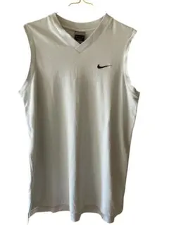 Nike DRI-FIT ホワイト タンクトップ L