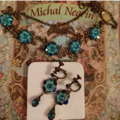 Michal Negrin ネックレスとイヤリングセット