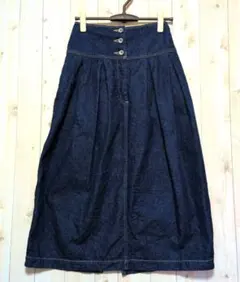 Vent blanc☆デニムスカート☆CUBESUGAR☆nikoand…