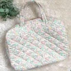 ⚠️再販なし　＊ リバティ ファスナー付きレッスンバッグ（Mサイズ）＊