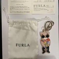 【新品】FURLA キーホルダー ベア チャーム