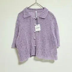 新品 25SS A CCORDION メッシュパターン ハーフスリーブシャツのサムネイル