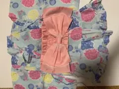 キッズ 浴衣 着物 ワンピース浴衣 ベビー 帯付 90cm