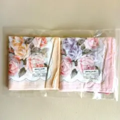 Pierre Cardin 花柄ハンカチ 2枚セット
