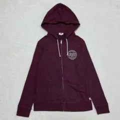 ジップパーカー 赤 パーカー