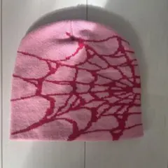 spiderビーニー ピンク