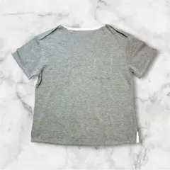 【美品】ナノユニバース Anti Soaked 汗染み防止Tシャツ グレー Fのサムネイル