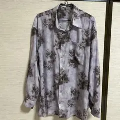 axes femme 長袖 シャツ ブラウス ローズ柄のサムネイル
