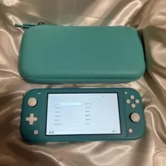 Nintendo switch lite 本体　ケースのみ　箱無し　ターコイズ