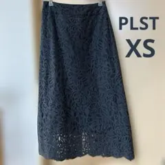 PLST プラステ レースミモレスカート ダークグレー XSのサムネイル