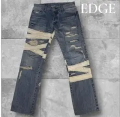 00s Y2K EDGE RUPERT 包帯 クラッシュ加工 ボンテージデニムのサムネイル