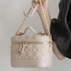 RANDA キルティング2WAYバニティバッグ