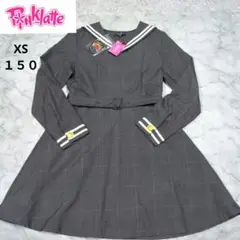 未使用タグ付き　ピンクラテ　セーラー　ワンピース　１５０cm