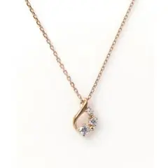SAMANTHA SILVAドロップモチーフネックレス　ピンクゴールド価格交渉可
