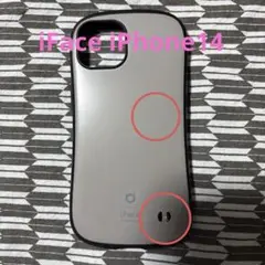 iFace iPhone14 ケース　グレー