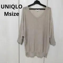 UNIQLO☆リヨセルシルクドルマンスリーブセーター Mサイズ