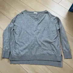 長袖 Vネック トップス M